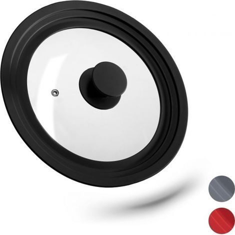 Coperchio pentola 20 24 cm con bordo in silicone (1/5)