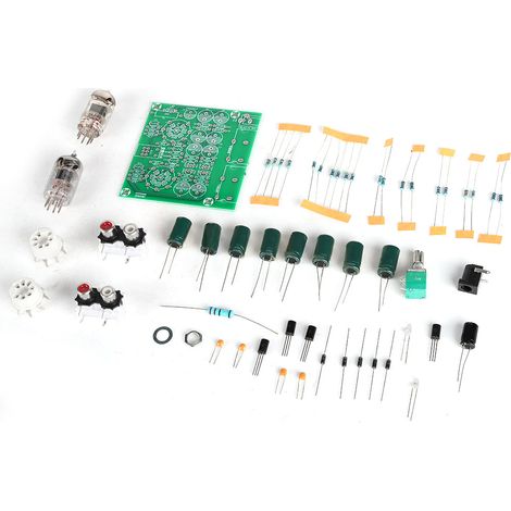 Kit de préamplificateur stéréo à tubes électroniques 6J-I avec tampon et effet, à monter soi-même (1/5)