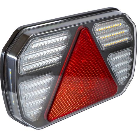 Fanale posteriore LED 12-24V Ama, lato sinistro, 245x40x151 mm (1/5)