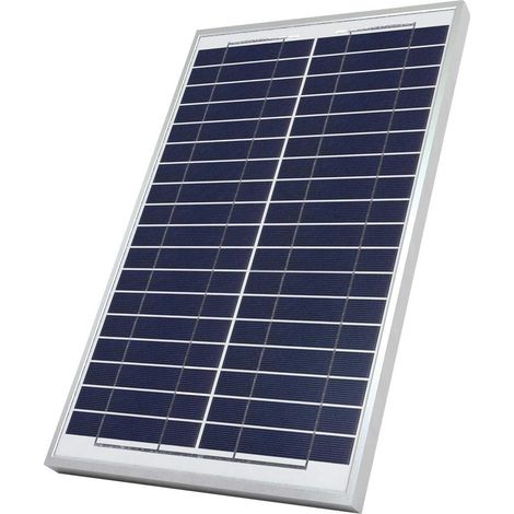 Pannello Solare Fotovoltaico Monocristallino Da 20W 21V Con Pinze A Morsa (1/4)