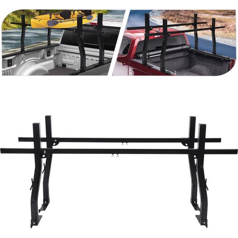 Porte-échelle de camion 1000Lbs réglable pour pickup bois kayak (1/5)