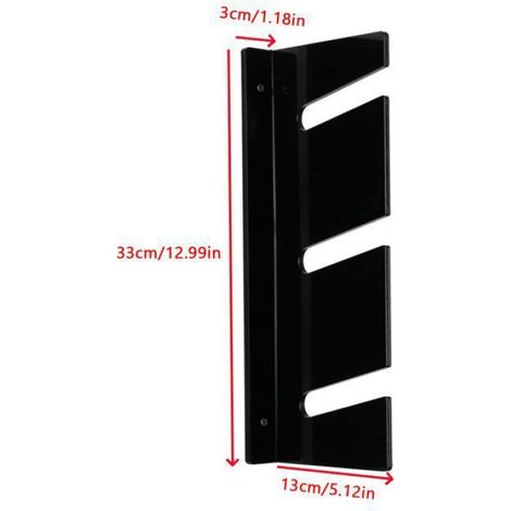Étagère Murale - Acrylique - 3 Niveaux - Pour Skateboard - 510 G (1/5)
