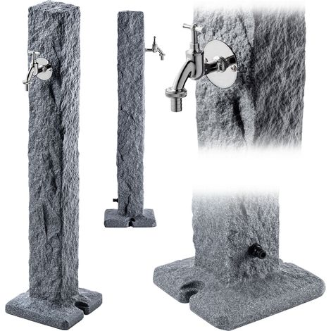 KADAX Wasserstelle Natura-anthrazit ( Dark Stone) RT
