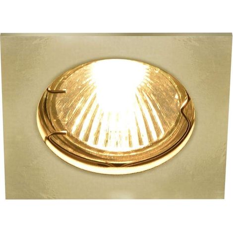 Spot LED encastrable pour éclairage intérieur GU10 50 W Laiton Aluminium 50 W (1/5)