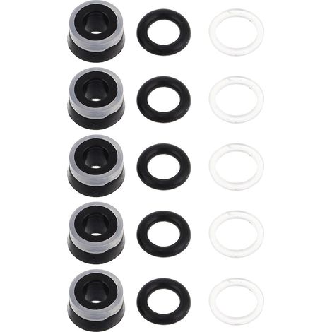 Kit De Remplacement De Joint D'Huile pour Cric Hydraulique 3T 5 Joints D'Huile 5 Tasses De Phoque 5 Joints D'Ouverture Et 5 Anneaux en O Réparation De La Prise De Sol (1/5)