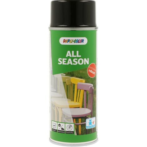 PEINTURE ALL SEASON RAL9005 BRILLANT 400ML DUPLI COLOR