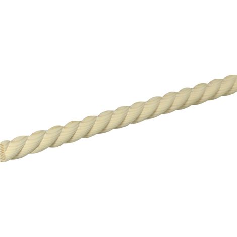 Zopfleiste D17/1/2 100 cm 16 x 7 mm Flachleiste