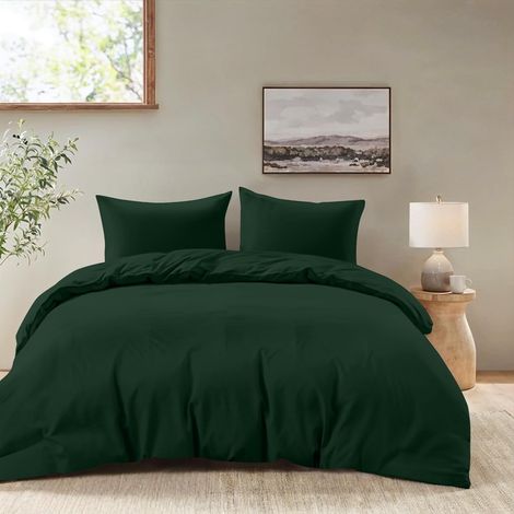 Housse de Couette 200x200 + 2 Taies Oreiller 65x65cm (1/5)