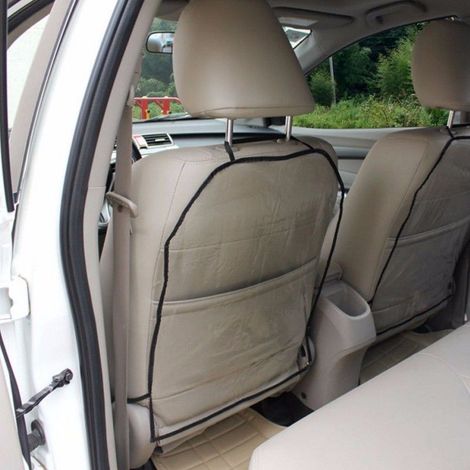 Pcs Car Seat Cover,Car Auto Seat Cover Protection For Kids Mud Clean Mat Protector Kick Mat Dust Rear Anti Kick and Dust (1/4)