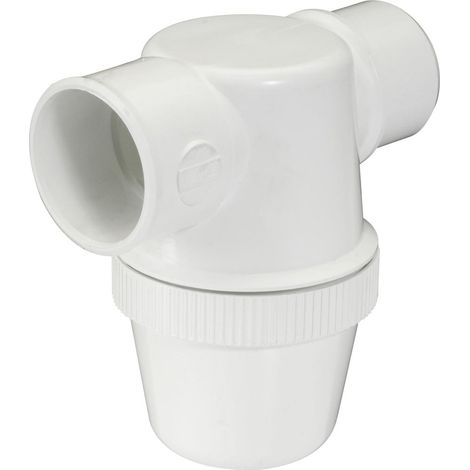 Nicoll – Siphon de lavabo PVC-C à coller – Entrée horizontale Ø40 – Classement M1 pour fluides haute température – Idéal pour installations professionnelles