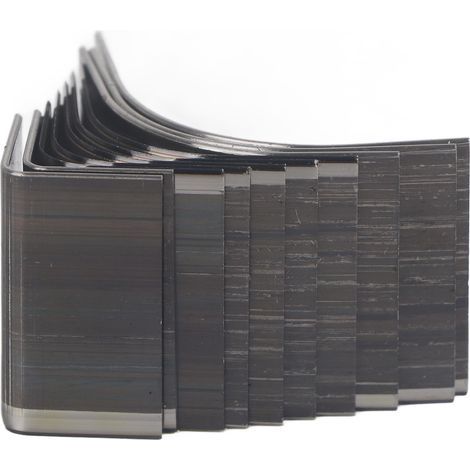 Set mit 10 Lederlochern, Winkelschneidern für Gürtel, Heimwerkerwerkzeug, Kantenbearbeitung (1/5)
