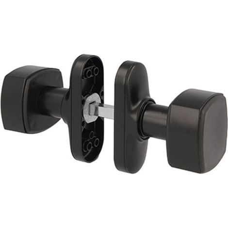 Set di manopole in alluminio nero recuperabili 22040 amig