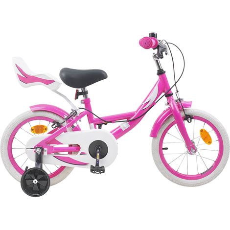 Teenpull – Kinderfahrrad 12 Zoll für 2-4 Jahre alt Rosa (1/5)