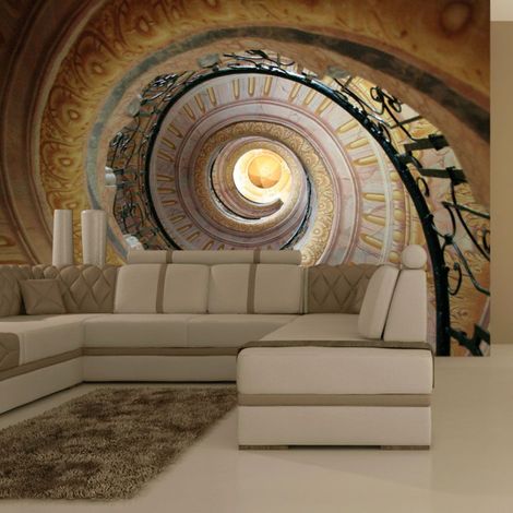 Papier Peint "Decorative Spiral Stairs" 154 x 200 cm (1/2)