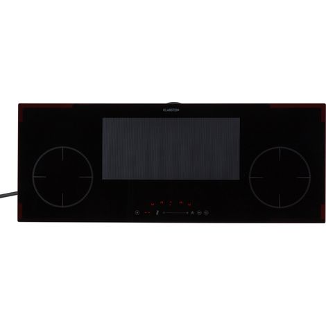 Klarstein Delicatessa 90 Slim Cocina de inducción encastrable de 4 zonas 7000W