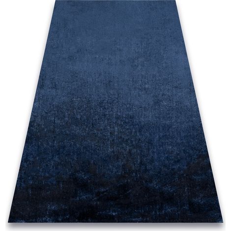 Tappeto BUNNY blu scuro 10, peluche IMITAZIONE PELLICCIA DI CONIGLIO blue 160x220 cm