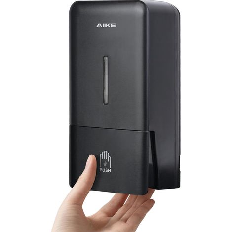 1 Distributeur de savon liquide, mural, 800 ml, ABS, sans perçage, usage public (1/5)