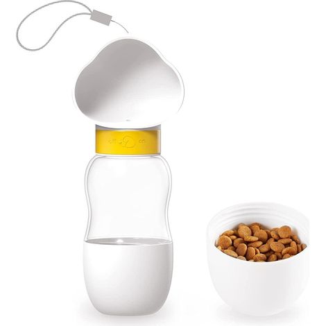 Bouteille d'eau portable pour chiens et chats, idéale pour les animaux de compagnie. (1/5)