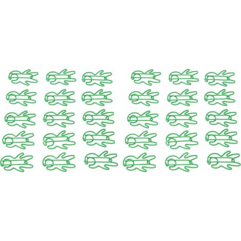 30 trombones antidérapants en forme humaine, portables, multi-usages pour classement de documents à la maison, école et bureau (1/5)