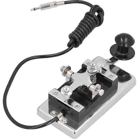 Radio ondes courtes K4, code Morse CW, télégramme ondes courtes K4, manipulateur robuste CW, transmission directe. (1/5)