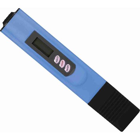 Stylo Testeur Numérique LCD pour Qualité de l’Eau Mesure TDS 0‑9999 ppm et Température, Filtration Purifiée
