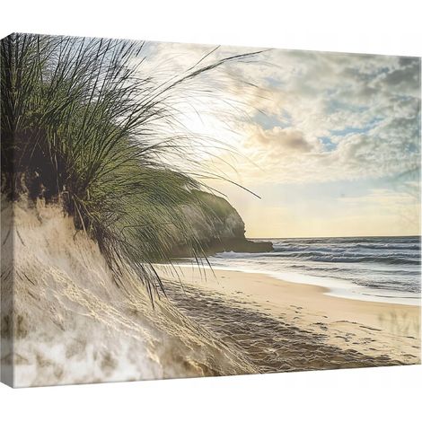 Peinture Murale sur toile mer plage nature pour chambre salon cuisine 40x30 (1/3)