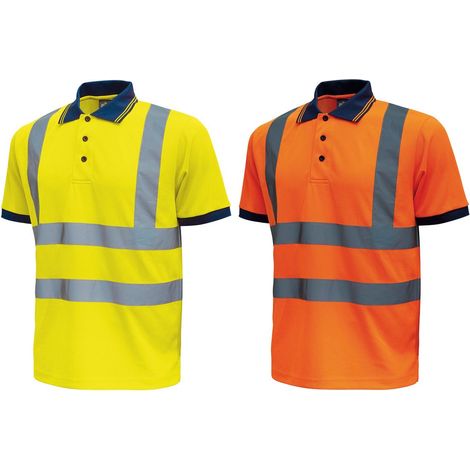 Polo alta visibilità U-Power Neon manica corta  - XL - Giallo