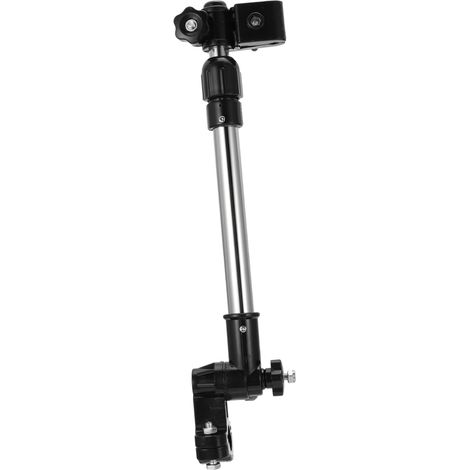 Support de Parapluie Base Rotative et Détachable pour Poussette et Fauteuil Roulant en Acier Inoxydable Support Robuste pour Vélo et Marcheur (1/5)