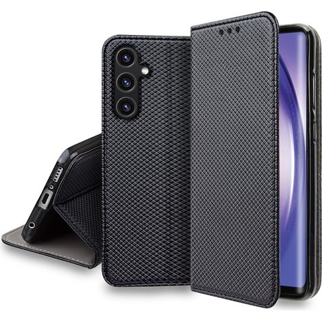 Étui pour Samsung Galaxy A54 5G SMART MAGNET BOOK CASE PORTEFEUILLE + VERRE