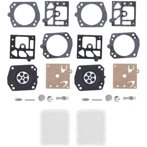 Kit de réparation de carburateur, 2 ensembles, Kit de reconstruction de tondeuse à gazon de jardin, accessoire pour Walbro k24-hda (1/5)