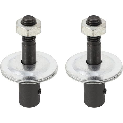 2 Sets Bielle Métallique en Alliage Dur Noir pour Arbre de Meule à Touret, Facile à Utiliser Prévention Rouille, pour Polissage Industriel (1/5)