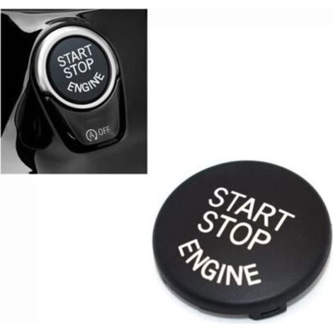 ABS-Abdeckung für den Startknopf, kompatibel mit BMW 1er E87, 3er, 5er, X3, E83, X5, X6, Z4, E89, Zündschalter, Innenraumabdeckung, dekoratives Zubehör (1/5)