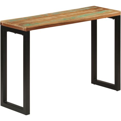 Mesa consola madera maciza reciclada 110x35x75 cm vidaXL