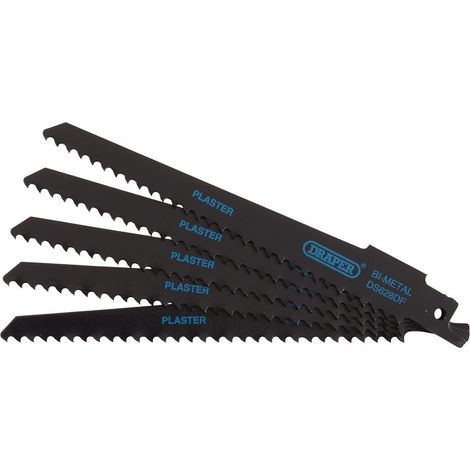 Bi-metal Reciprocating Saw Blades for Plaster Cutting, 150mm, 6tpi (Pack of 5) (43426) (1/2)