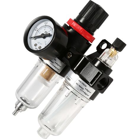 Régulateur de pression avec filtre à air, séparateur eau-huile pour compresseur, filtre à air comprimé pour pistolet (1/5)