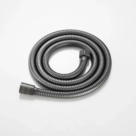 (Tuyau d'eau gris de 1,5 m) Pommeau de douche 4 jets, pommeau de douche haute pression, pommeau de douche massage avec filtre, accessoires de salle de bain (1/5)
