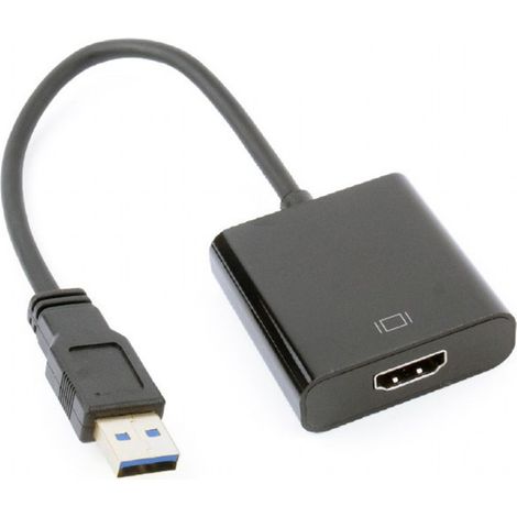 Gembird A-USB3-HDMI-02 Adaptateur USB 3.0 Noir HDMI (1/4)