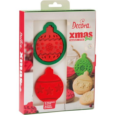 SET DE 3 COUPEURS ET MARQUEURS DE BOULES DE NOËL EN PLASTIQUE (1/5)