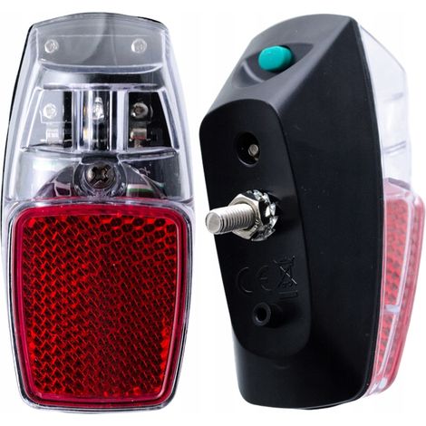 JY591 LED-Fahrradlicht mit Reflektor für Schutzblech (1/4)