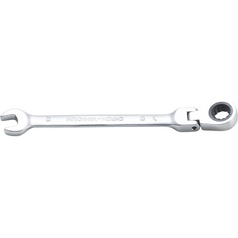 Llave combinada de carraca articulada BGS de 8 mm - 6708 (1/4)