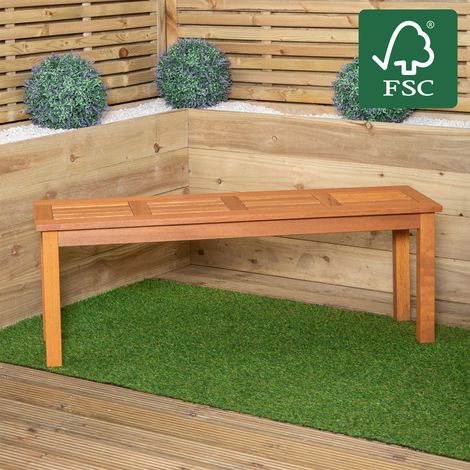 Samuel Alexander Coniston 2 Seater Outdoor Wooden Garden Bench Stool (1/5)