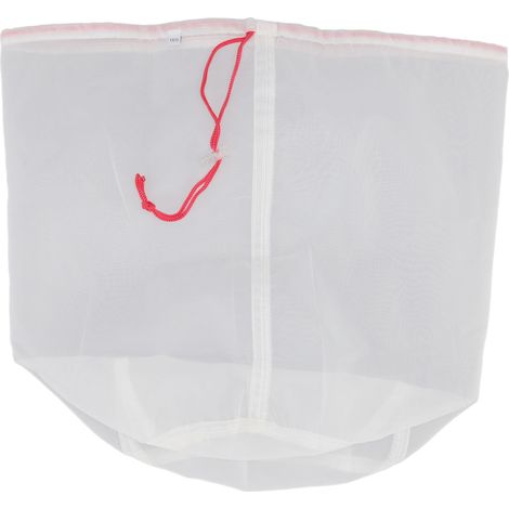 5 Gallons Brew Bags Wine Straining Bag Extra Fine Mesh for Homebrewing Milk Honey Red (160micro) (1/5)