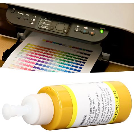 Encre de sublimation, encre d'impression numérique, encre de transfert thermique, encre de transfert par sublimation (jaune) (1/5)