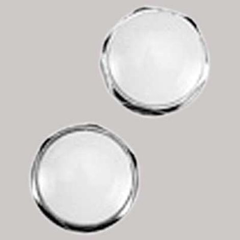 TAPPO OTTONE CROMATO CON CAPPUCCIO BIANCO - 3/8