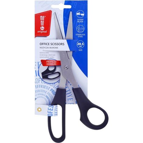 Tijeras negras de 20,5 cm MemoBe