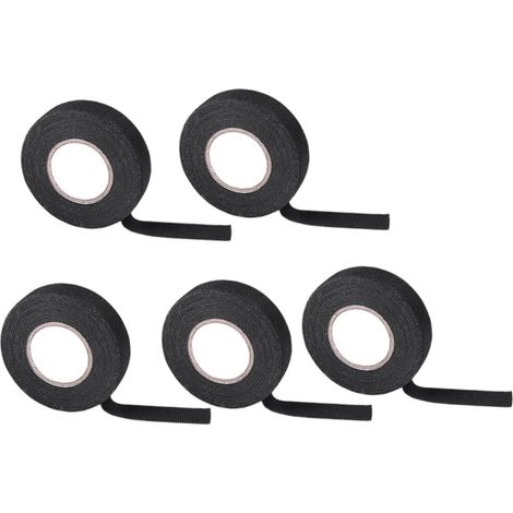 Lot de 5 rouleaux ruban isolant électrique ignifugé pour faisceaux (1/5)