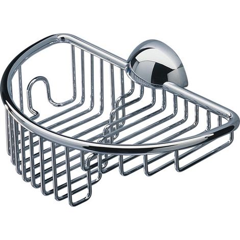 Panier mural Diva pour gel douche, chromé