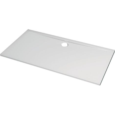 Ideal Standard – Receveur de douche rectangulaire ultra plat 120x90cm – Acrylique blanc – Pose à encastrer ou surélevée – Bonde 90mm non fournie (1/8)