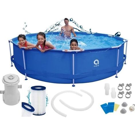 Avenli Frame Gartenpool mit Pumpe 360x76 cm (1/4)