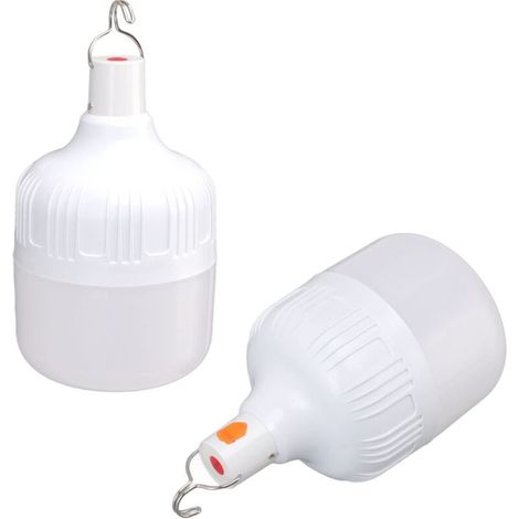 120W USB Rechargeable LED Bulb with Hook for Night Market Stalls and Domestic Power Outage (1/5)